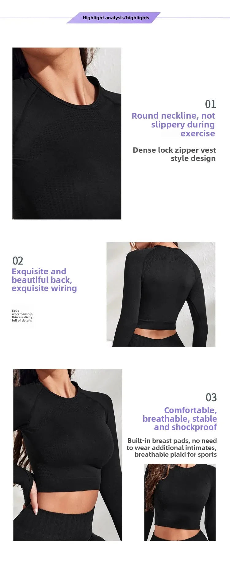 Seamless Yoga Wear Women's Long Sleeve Top T-Shirt For Running Training Fitness Clothes New Arrival Spring Autumn 2025.