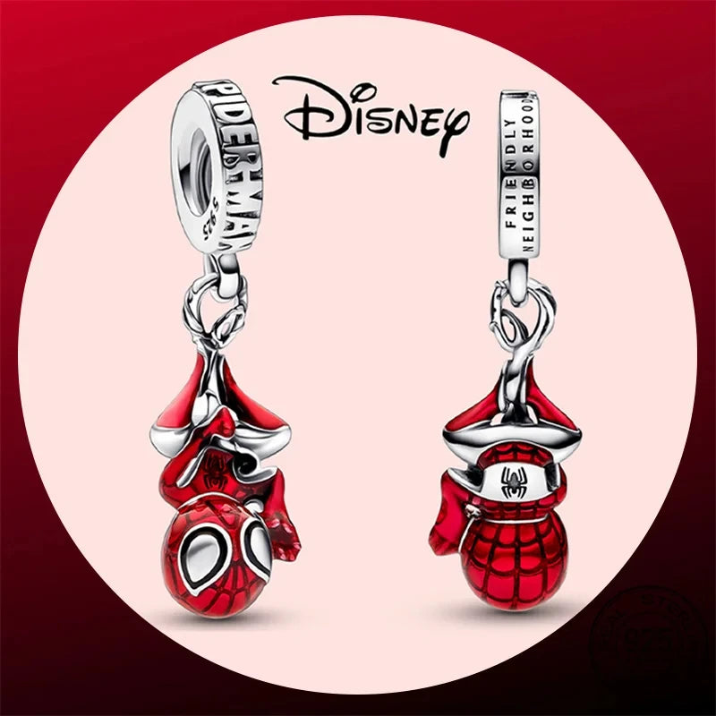 New fashion 100% S925 sterling silver Disney All-Star pendant beads, suitable for the original Pandora bracelet, women's fashion