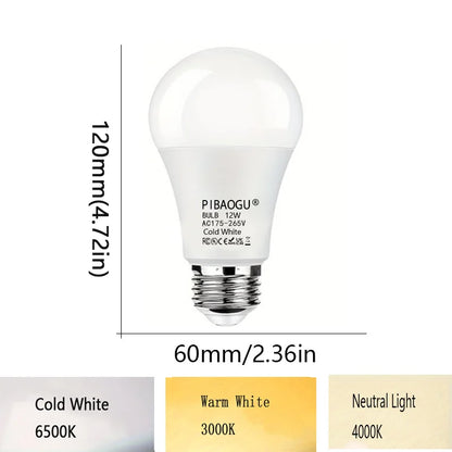 24 stücke Led-lampe E27 AC220V Led-leuchten 12 W 15 W Energiesparlampe Warm Kalt Neutral Licht für Wohnzimmer Hause Innen LED Bombilla.