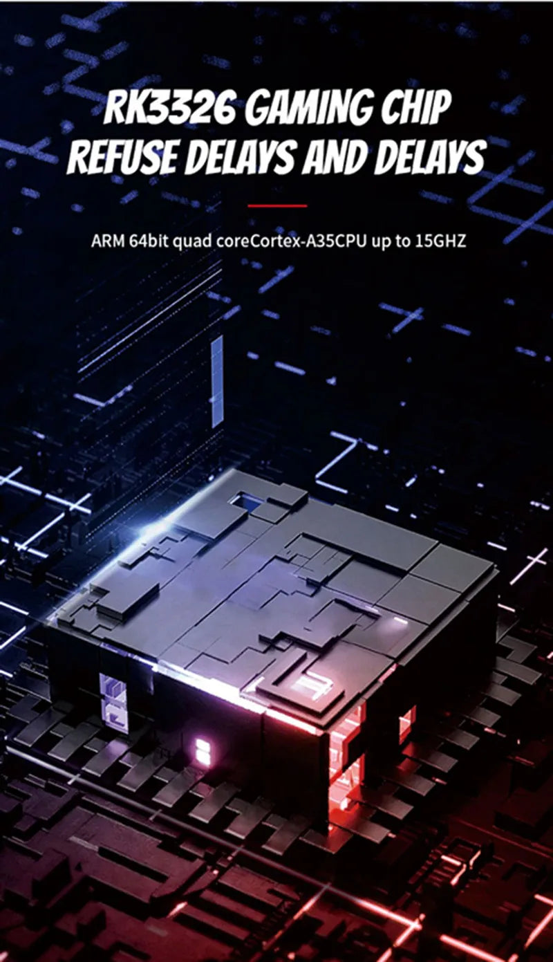 Retro R36S Handheld Video Game Console 3.5 Inch IPS Screen 128GB Preloaded Games Portable Pocket Player Linux System.