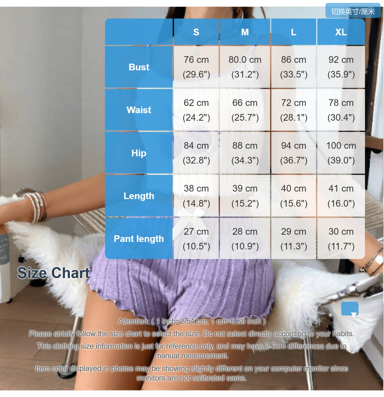 Neues Sommer-Pyjama-Set für Damen, gebürstet, süßes Y2K-gesticktes Kirsch-Rippen-Cami-Top, Rüschen-Shorts, zweiteilige Loungewear-Nachtwäsche.