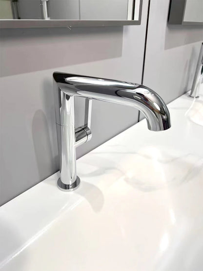 VGX Bathroom Faucets Stainless Steel Basin Mixer Sink Faucet Gourmet Washbasin Tapware Hot Cold Water Tap Brushed Gold Grey