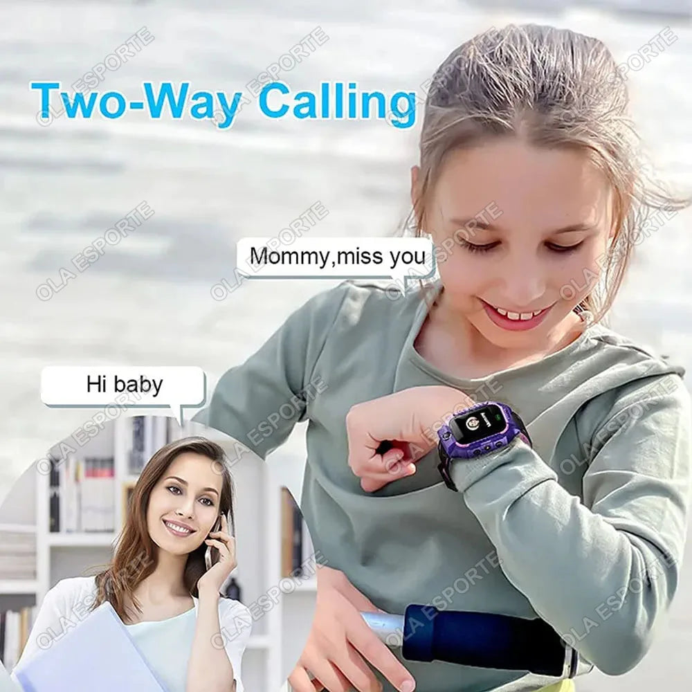 New Kids Smartwatch GPS Location Tracker SOS 2G Sim Call Child Smart Watch Camera IP67 Waterproof Watch Gift For IOS Android New.