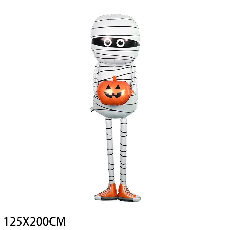 2025 Halloween Große Stehende Ballonbasis Skelett Kürbis Geisterbaum Halloween Aufblasbare Luftballons Partydekorationen Zubehör.
