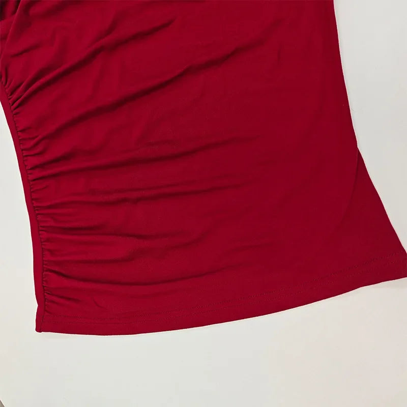 Fashionable Solid Color Women's Polo/Turtle Neck Top 2024 Autumn/Winter New Arrival Slimming Effect Long Sleeve T-Shirt