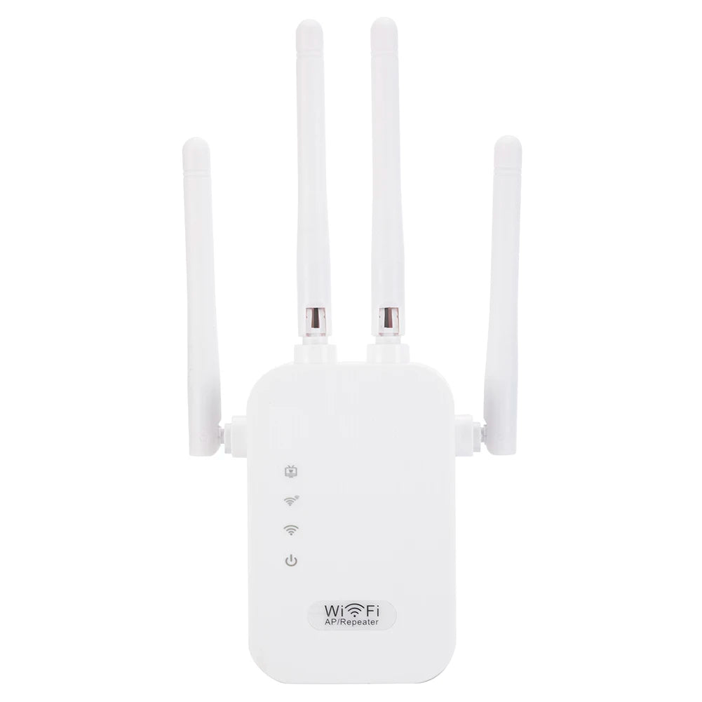 1200Mbps WiFi Signal Booster Wireless WiFi Repeater with WAN/LAN Port Dual-Band 2.4/5G WiFi Signal Amplifier WIFI Range Extender