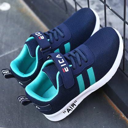 Kids Fashion Sneakers Boys Girls Tennis Shoes Mesh Breathable  Running Shoes Lightweight Outdoor Children's Sports Walking Shoes.