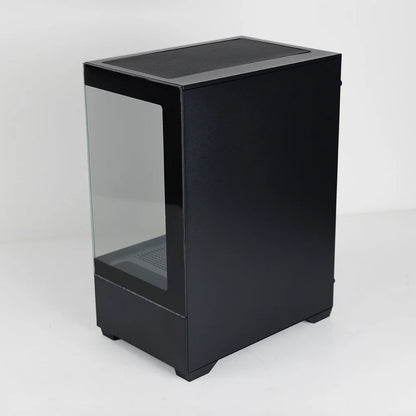 MANMU Tempered Glass Transparent Pc Case Cabinet M-Atx Gaming Rgb Case Desktop Tower Computer Case.