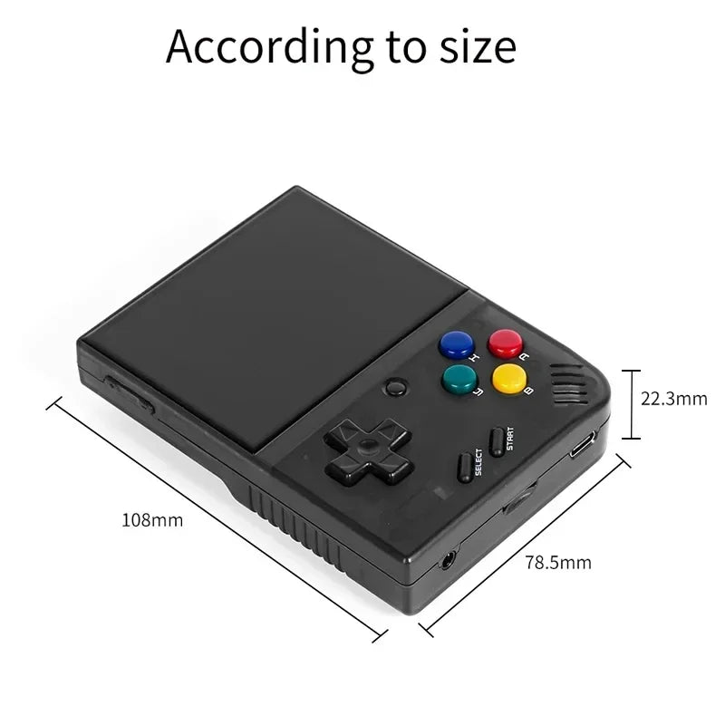 MIYOO Mini Plus Portable Retro Handheld Game Console V2 Mini+ 3.5 Inch IPS Screen Classic Video Game Console Linux System Gift.