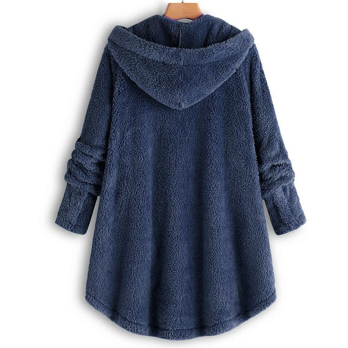 Herbst Wintermantel Frauen warme Teddybär Mantel Woll jacke weibliche Plüsch mantel Kapuzen jacke neue Damen mäntel einfarbige Jacke