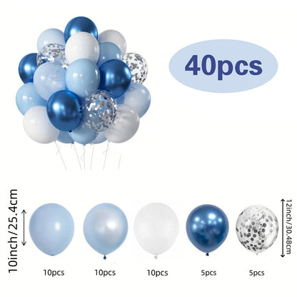 40 Stück rosa Luftballons, Macaron-Party-Luftballons eignen sich zum Dekorieren von Abschlusszeremonien, Ostern, Hochzeiten, Geburtstage, Brida.