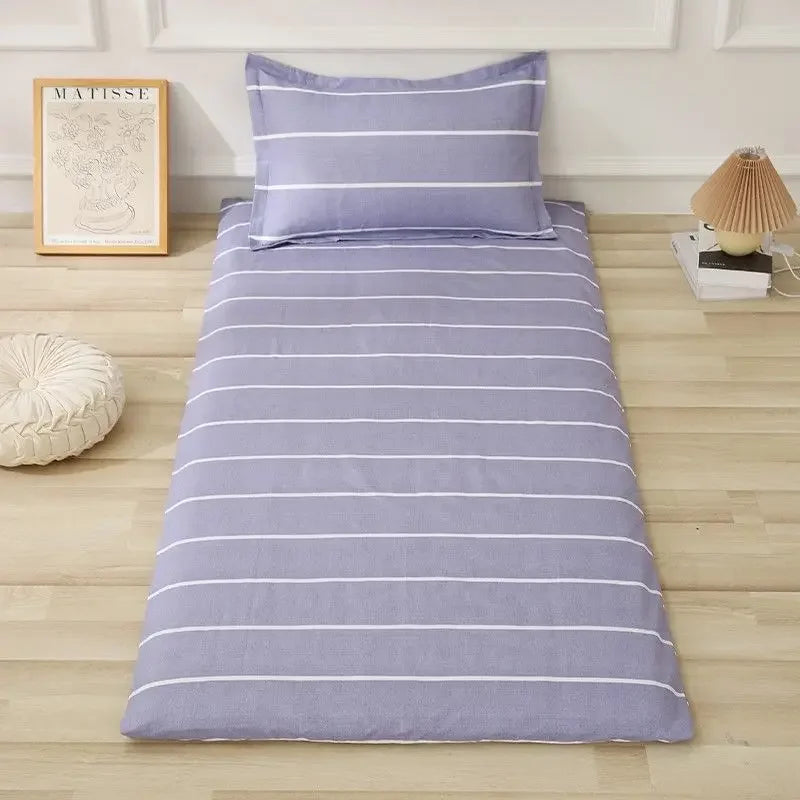 WASART Fully enclosed with zipper mattress protector cover geometric printed baby couple single double bed sheet protection pad