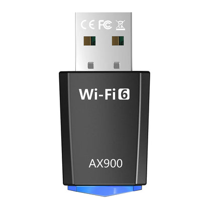 AX900 Driver-Free Wireless Network Card Dual-Band WiFi 6 USB Adapter 900Mbps WiFi Adaptador 2.4G&5GHz for Laptop Windows 7 10 11.