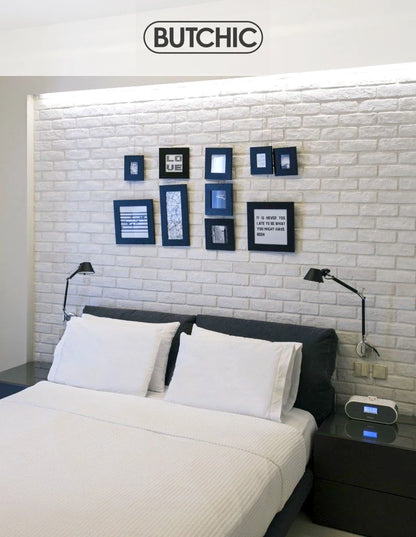 3D brick wall sticker tile 3D wall decor waterproof stone tile ceramic mosaic TV background wall bedroom kitchen home wall decor