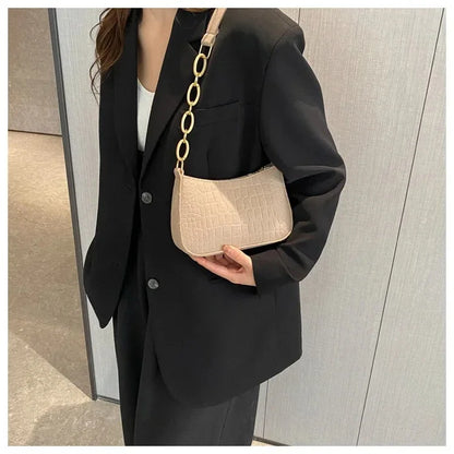 Small Square Bag Lady Felt Armpit Design Luxury Tote Released Fashion Ladies Handbag Under Crescent