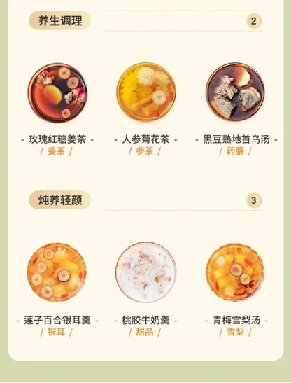 110V/220V Electric Kettle Multifunctional Home Office Small Split Design for USA Japan Canada EB.