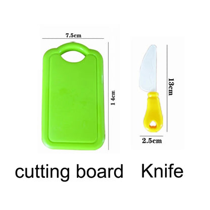 Kids Kitchen Playset,Pretend Food Kitchen Toys-Play Kitchen Accessories Cutting Food Toy, Pretend Play for Boys, Girls.