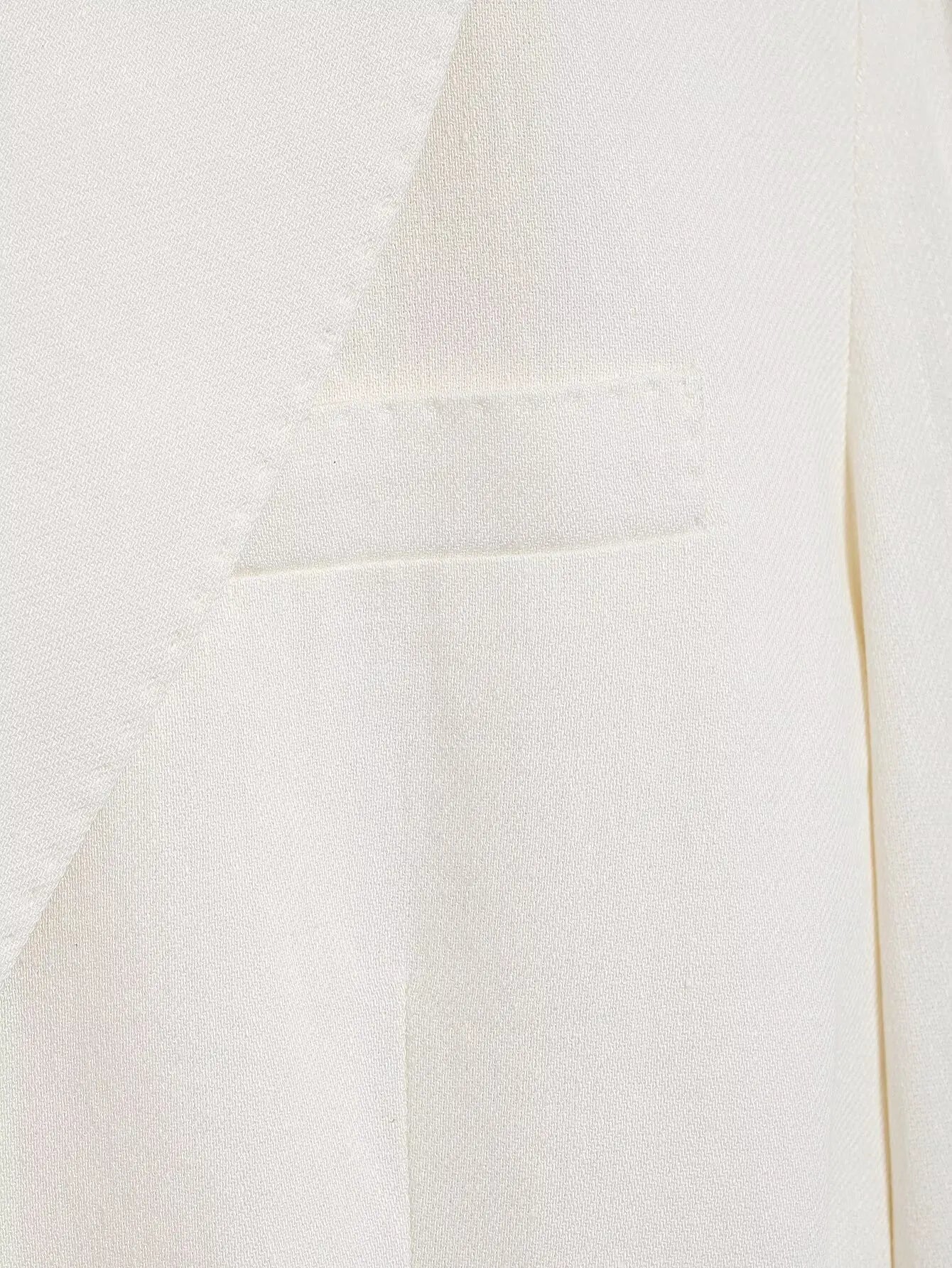 HH Women's Suits White Turn-Down Collar Long Sleeves Lace-Up Blazers+High Waist Zipper Long Pants Female Spring Fashion Sets.