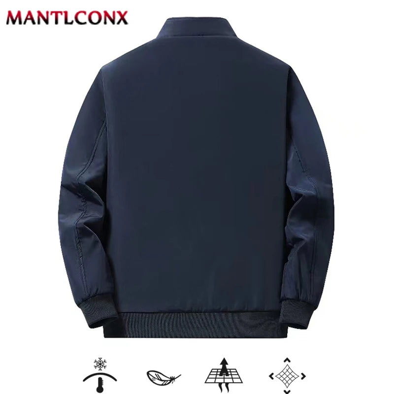 New Thicken Winter Jackets for Men's Winter Coats Warm Fleece Inner Jacket Men Business Stand Collar Parkas Man Outerwear L-3XL.