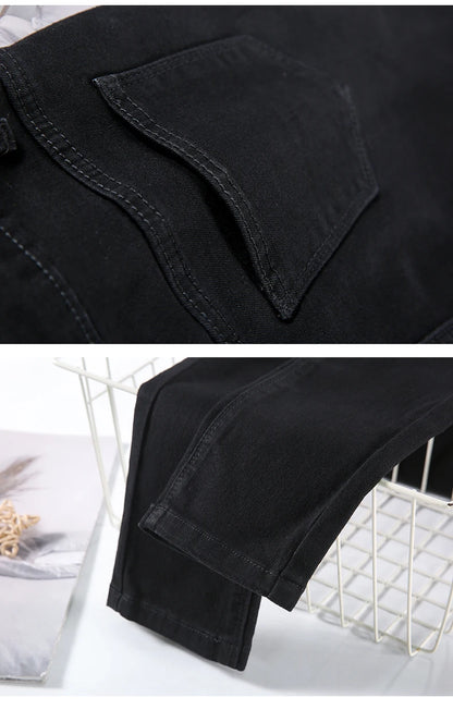 2024 New Sexy Skinny Jeans Women Hip Lift Stretch Pencil Denim Pants Casual Soft Slim Female Trousers Black Gray Blue.