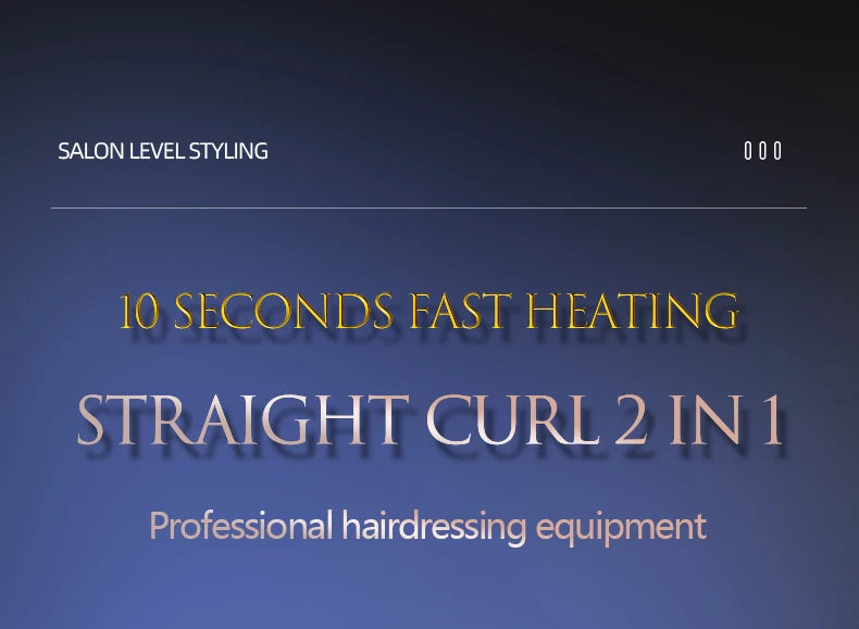 Hot Comb Straightener Curler Dual Purpose, Negative Ion Essential Oil Hair Care Professional And Safe Hairdressing Equipment