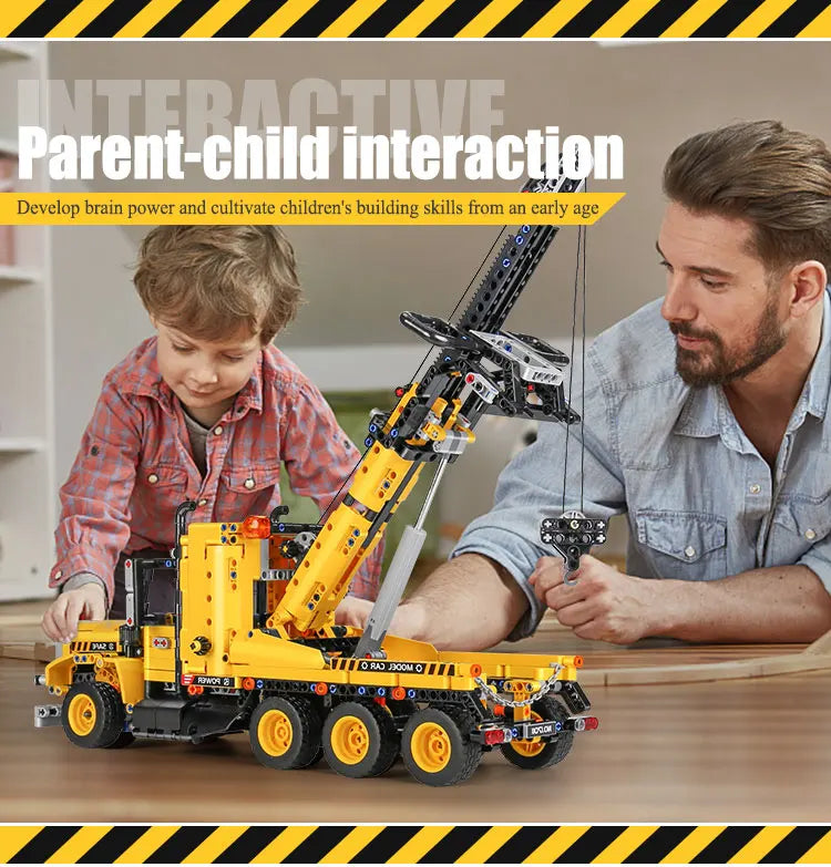 MOULD KING 17011 Technical Car Toys The APP&RC Motorized Tow Truck Model Assembly Building Blocks Bricks Kids Christmas Gifts.