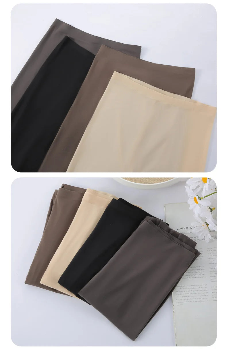 BIVIGAOS Summer Ultra-Thin Skin Sunscreen Leggings Women High Elastic Transparent Facial Mask Underwear Tight Sexy Sport Legging