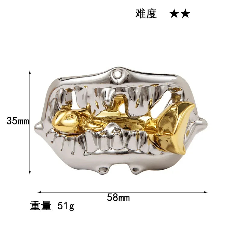 Alloy Metal Unlocking Toys Brain Teaser Metal Puzzle Toys Children Adult Funny Gift IQ Challenge Game