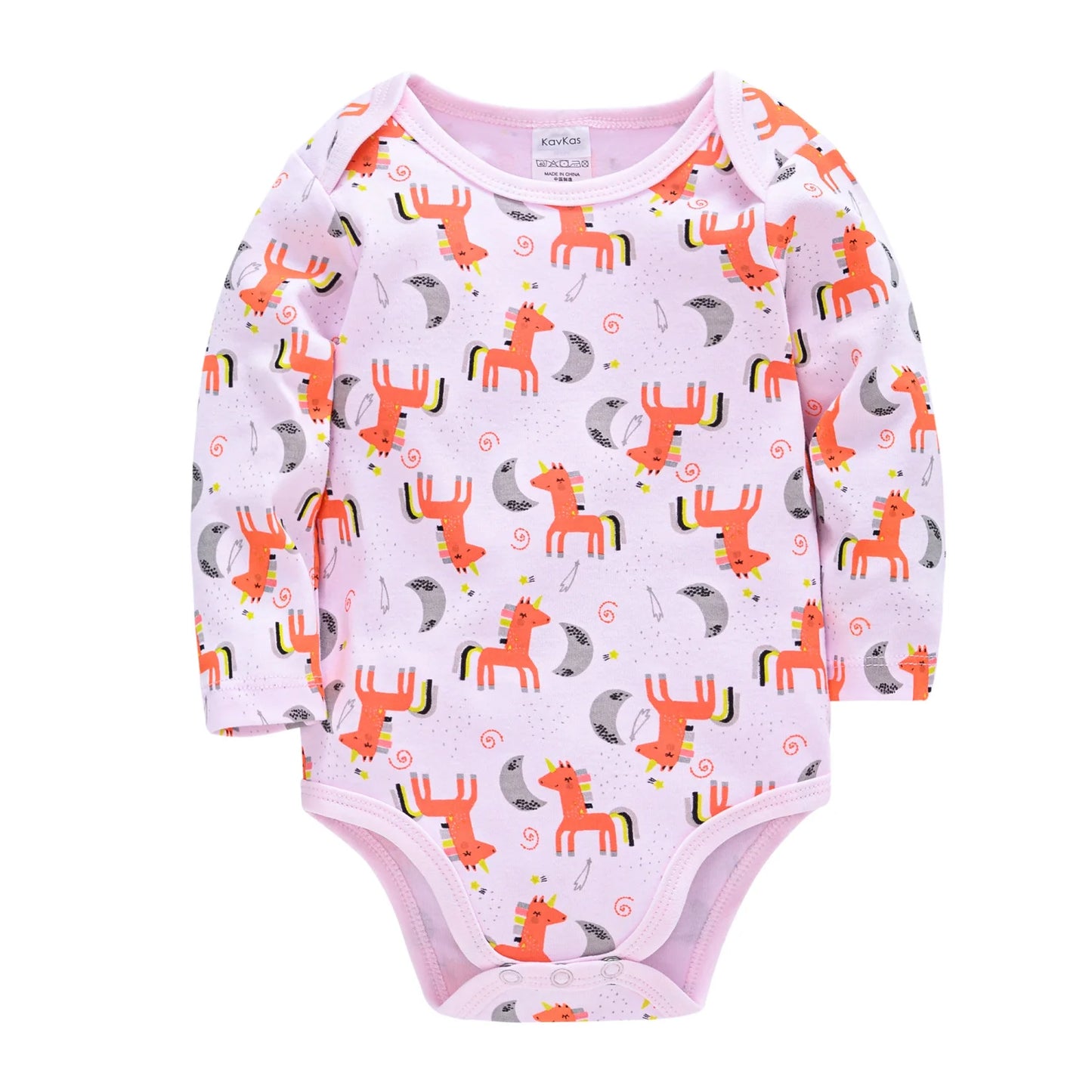 Kavkas Baby Mädchen Kleidung 100% Baumwolle Mädchen lRomper 0-12Months Neugeborenen Kostüm Cartoon Body Overall Für Bebe