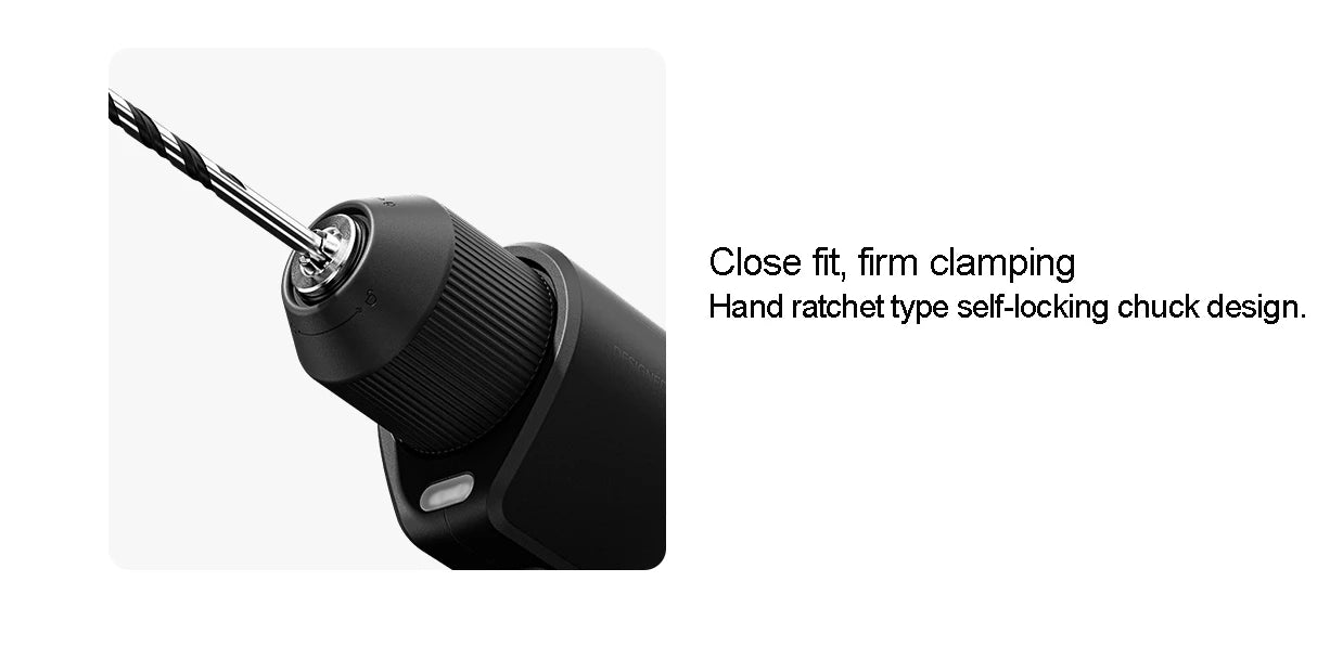 Xiaomi Mijia Bürstenlose elektrische Bohrmaschine 2, Smart Home-Elektrowerkzeug Typ C, wiederaufladbarer multifunktionaler Akku-Bohrschrauber, Schraubendreher CN