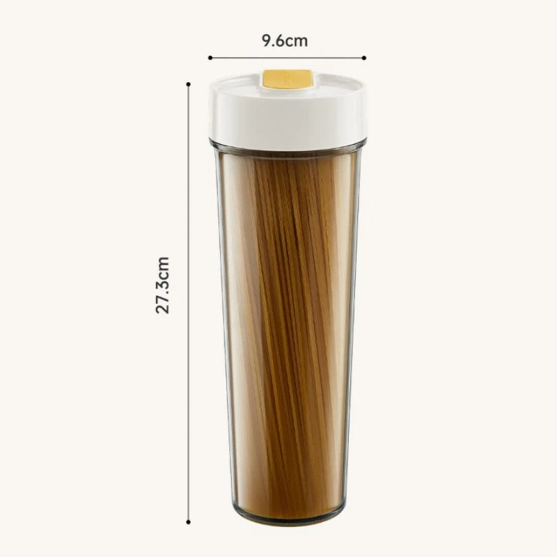 Food Storage Cup for Noodles Beans Nuts Transparent Sealed Can Food Storage Container.