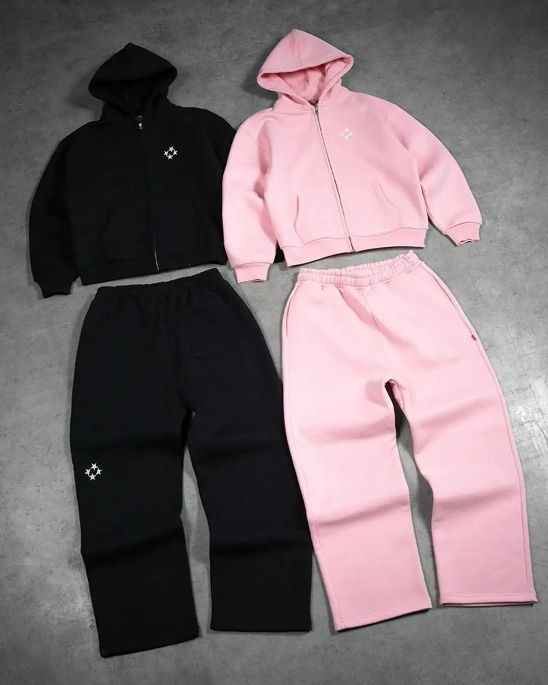 American Retro Letter Sweatshirt and Jogger Set Y2K Fashion Hoodie Casual Loose Winter Trendy Outfit for Men and Women Clothing.