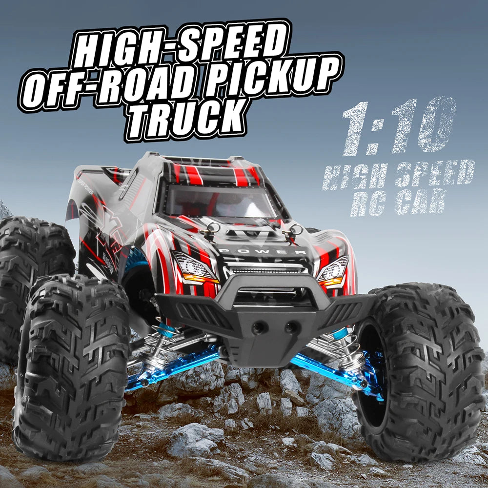WLtoys  F21A 1:10 80KM/H RC Car 4WD 2.4G Metal Undercarriage Brushless Motor Remote Control High Speed Drift Monster Truck Toy.