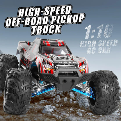 WLtoys  F21A 1:10 80KM/H RC Car 4WD 2.4G Metal Undercarriage Brushless Motor Remote Control High Speed Drift Monster Truck Toy.