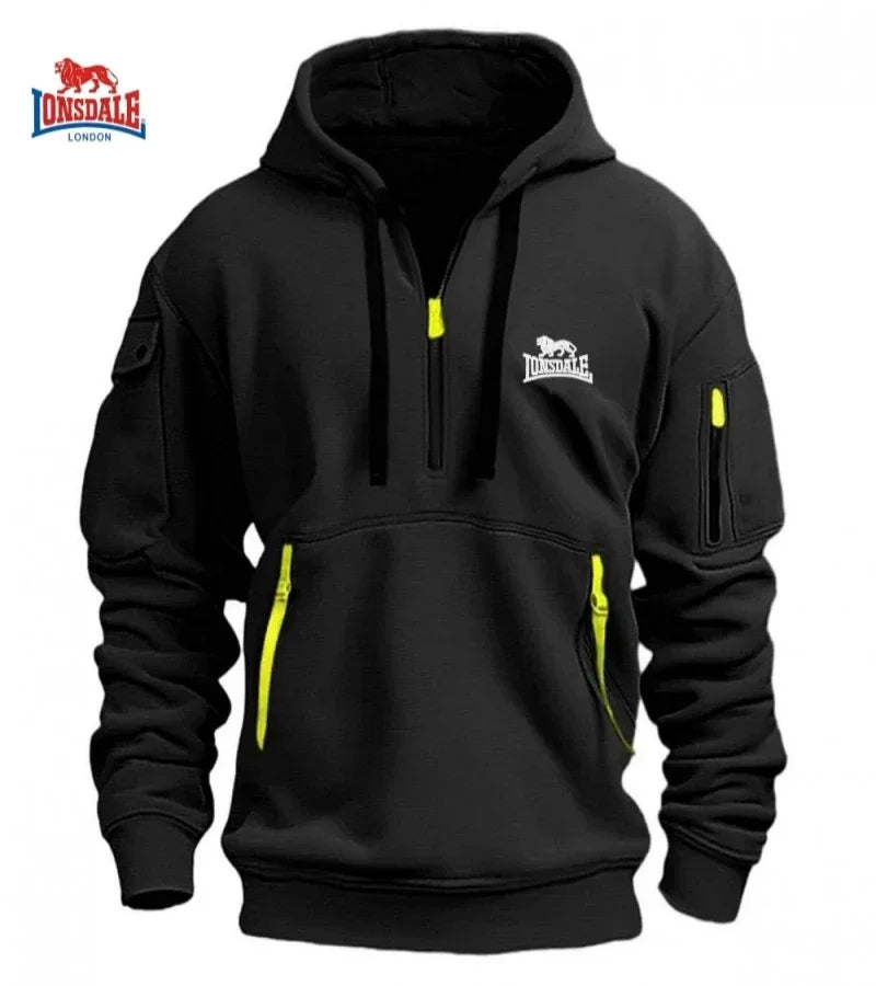 2024 Autumn Winter High Quality Dropped Shoulder Hooded Sweatshirt Men's Women's Plus Size Loose Pullover Fashion Sweatshirt.