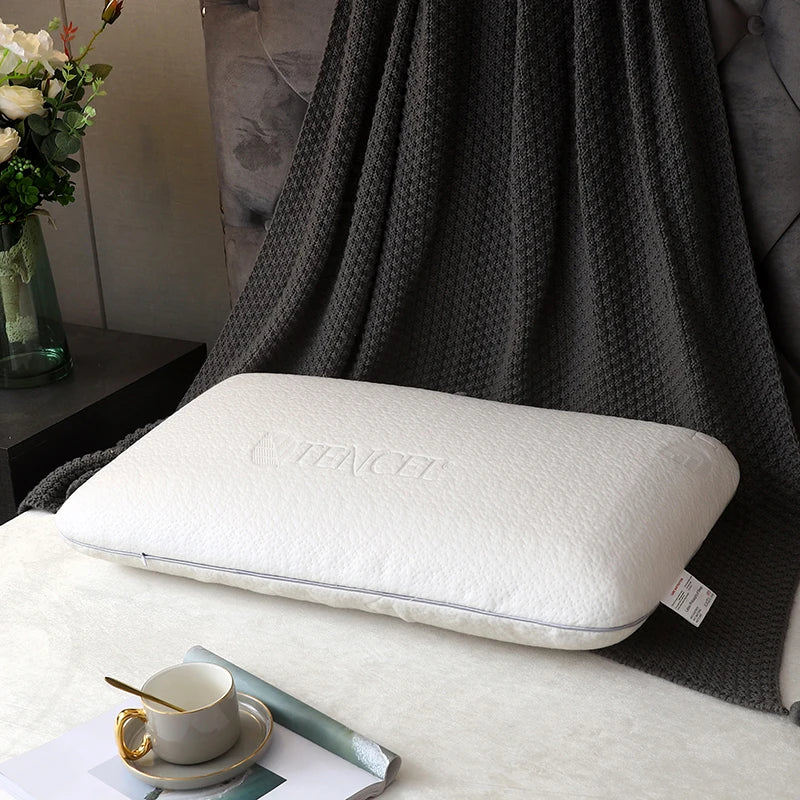 100% Natural Latex Sleeping Bed Pillow Luxury Pillow for Side Back and Stomach Sleepers Orthopedic Pillows Cervical Health Care