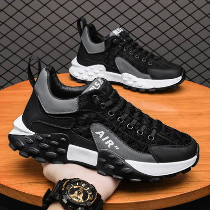 Männer Turnschuhe Plattform Männer Schuhe 2025, Neue Laufschuhe für Männer Luxus Marke Lässig Vulkanisierte Schuhe Bequem Tenis Masculino
