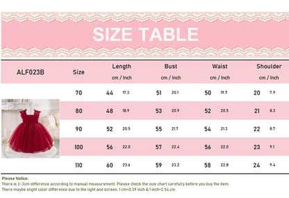 Kleinkind Rot Pailletten Mesh Kleid Mädchen Baby Einfarbig Neue Jahr Party Formale Kostüm Leistung Prinzessin Kleid Geburtstag Kleidung