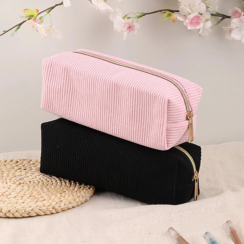 Federmäppchen, einfarbig, Federmäppchen, Schulbedarf, großes Fassungsvermögen, Schreibwarentasche, Schule, japanisches Briefpapier, Schulbedarf.