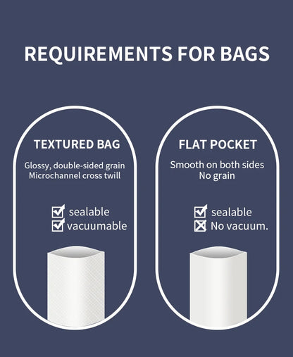 Electric Vacuum Sealer Dry/Wet Food Sealed Packaging Kitchen Food Storage Seal UV Sterilization Built-in Cutter Knife.