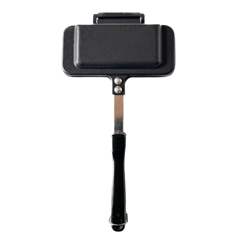 Hot Dog Toaster Non Stick Aluminum Alloy Double-Sided Sandwich Pan Bread Toast Breakfast Machine Double-Sided Sandwich Fry Pan.