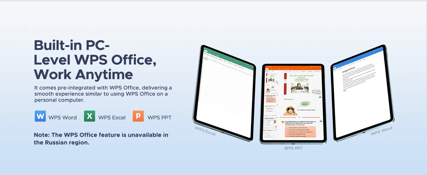 DOOGEE V Pad 2 In 1 5G Tablet 12" Screen Dimensity 7050 Android 15 32GB RAM (8+24) 256GB ROM8800mAh Battery Ultra-thin Smart Pad