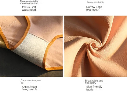 Menstrual Period Panties Women Cotton Plus Size Leakproof Period Underpants Breathable Female Waterproof Menstruation Breifs