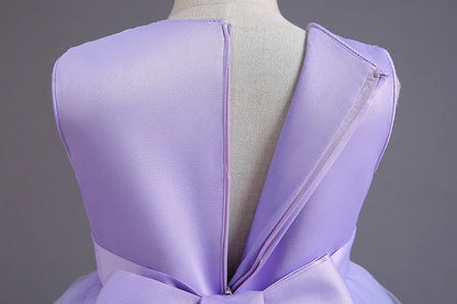 2025, lila Mädchen-Partykleider für Kinder, Mädchenkleider, Performance, Junior-Kleid, Hochzeit, Abend, Abschlussball, Urlaub, Rock, Kostüm