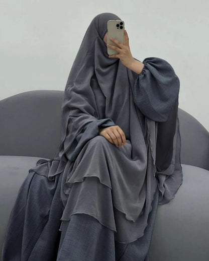 Modest Nursing Clothes for Muslim Women 2025 Elegant Arabic Muslim Dress Eid Dubai Plain Nursing Abaya Fashion Turkey Solid Robe.