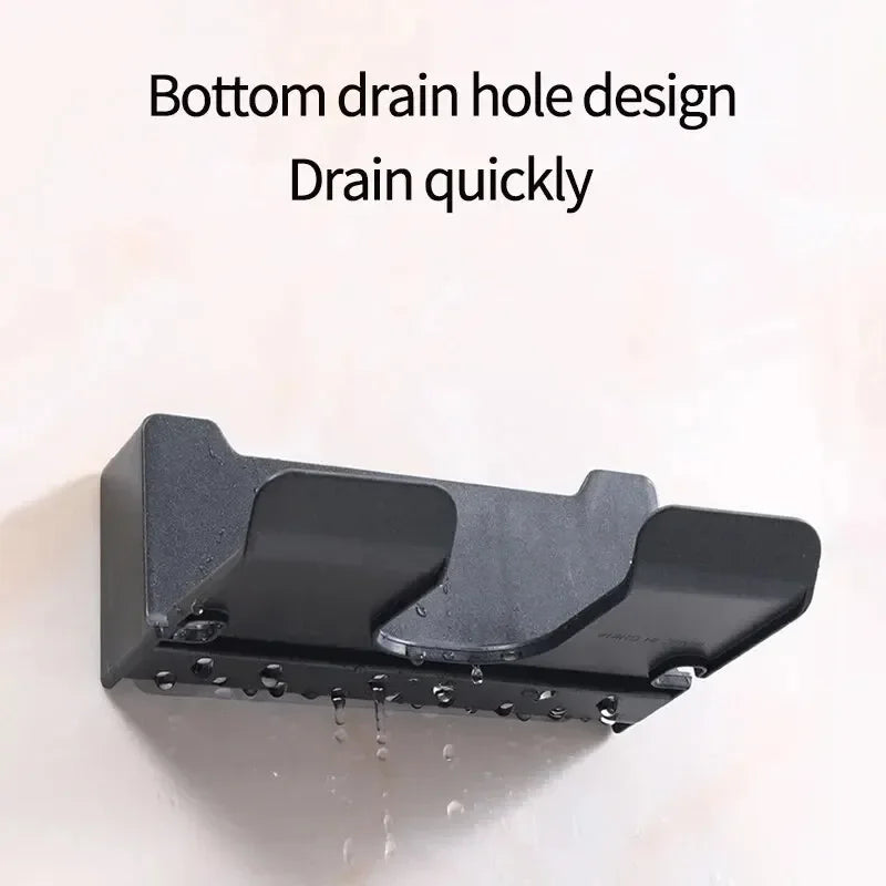 1 Stück Haartrocknerhalter Wandtrockner Wiege Glätteisen Ständer Haartrockner Organizer Box Kunststoff Haartrockner Ständer Badezimmer Organizer