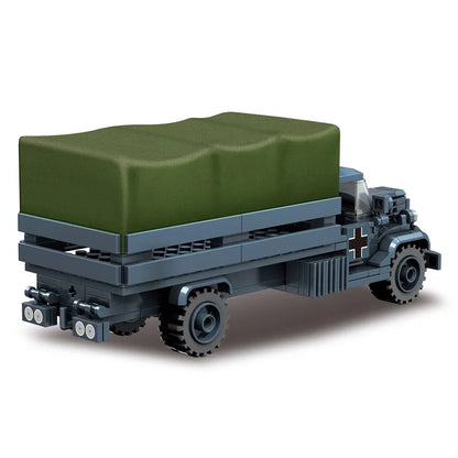 World War 2 WW2 Army Military Soldiers Armor Halftrack Main Station Tank Building Blocks Bricks Model DIY Assembly Toys For Kids.