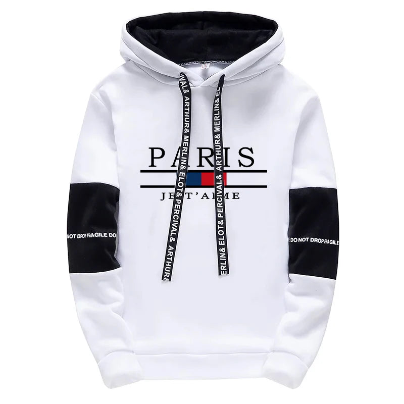 Casual Hot Sale Men's Tracksuit Hooded Long Sleeves Single Piece Sports Sweatshirts And Daily Sweatpants Comfort Outdoor Jogging.