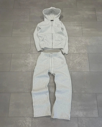 Y2k American retro casual men clothing letter embroidered sportswear Harajuku Gothic streetwear couple casual oversized suit.