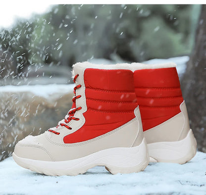 Snow Boots Women New Ladies Shoes Platform Shoes Woman Flat Keep Warm Boots Ladies Casual Plush Botas Mujer Winter Shoes Women.